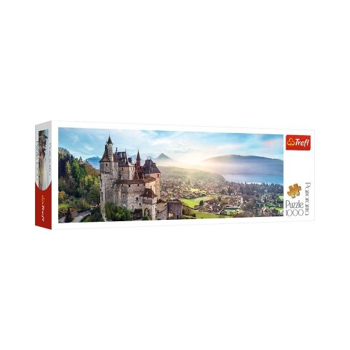 Puzzle 1000 piese. Panorama Castelul Menthon Trefl