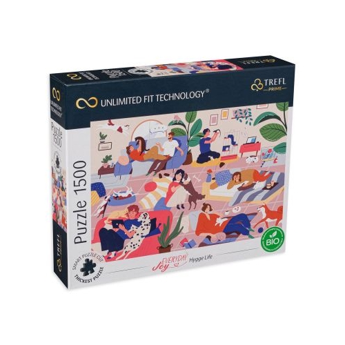 Puzzle 1500 UFT. Imbratisari zilnice Trefl