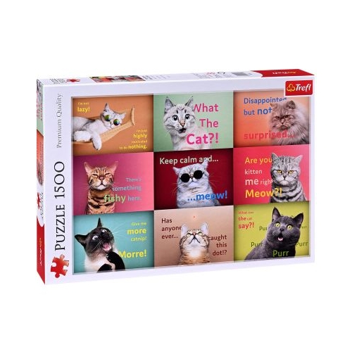 Puzzle 1500. Pisicute amuzante Trefl