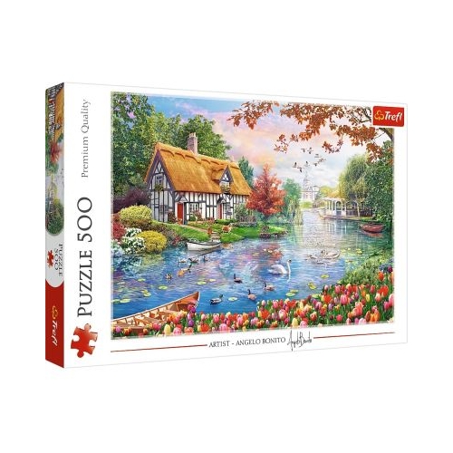 Puzzle 500. Refugiul tacut Trefl