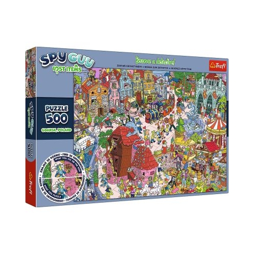 Puzzle 500. Spy Guy Obiecte pierdute in Gdansk Trefl