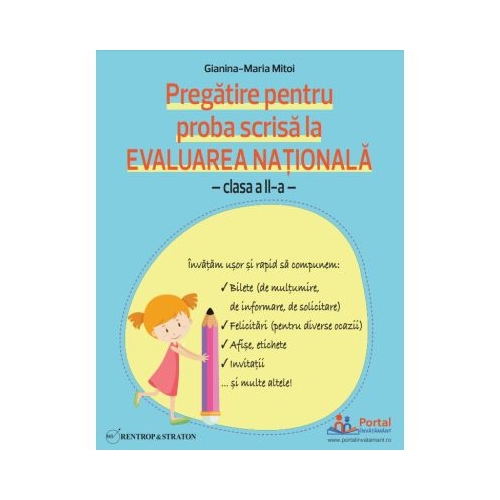 Evaluarea Nationala. Pregatire pentru proba scrisa clasa a 2-a - Gianina-Maria Mitoi