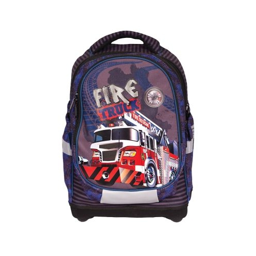 Ghiozdan anatomic compartiment laptop Fire Truck 42x34x22 cm S-Cool