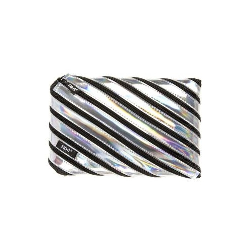 Penar cu fermoar ZIPIT Metalic Jumbo argintiu ZP-423085