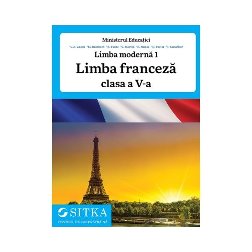 Limba moderna 1 franceza. Manual clasa a 5-a - C. A. Grosu
