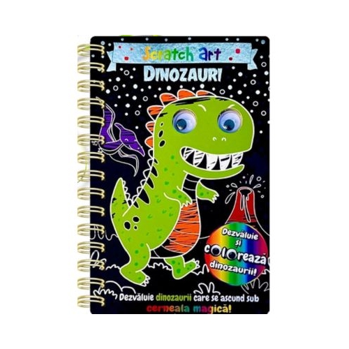 Dinozauri. Scratch Art