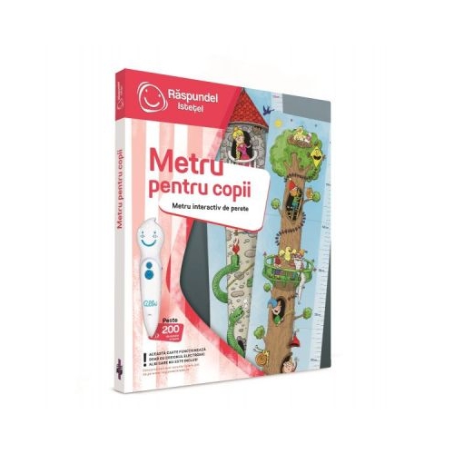 Raspundel Istetel carte interactiva Metru pentru copii