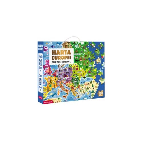Puzzle Mimorello. Harta Europei