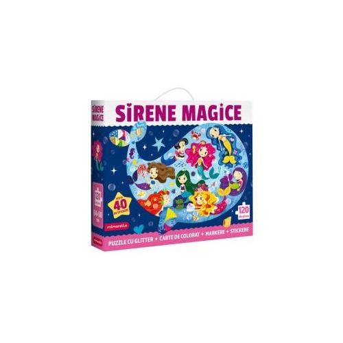 Joc educativ Puzzle Mimorello. Sirene Magice