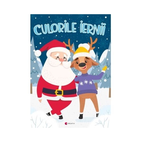 Carte de colorat. Culorile Iernii