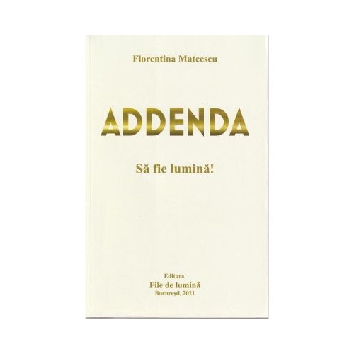Addenda - Florentina Mateescu