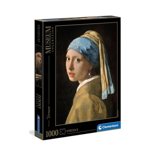 Puzzle Clementoni. Museum Vermeer Girl with pearl 1000 piese