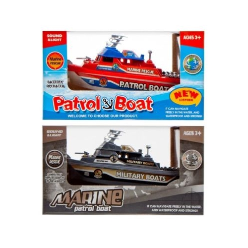Jucarie barca patrulare lumini sunet MegaCreative J1470
