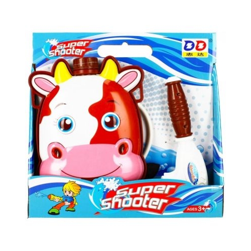 Jucarie pistol cu apa cu rezervor forma vacuta MegaCreative J1278