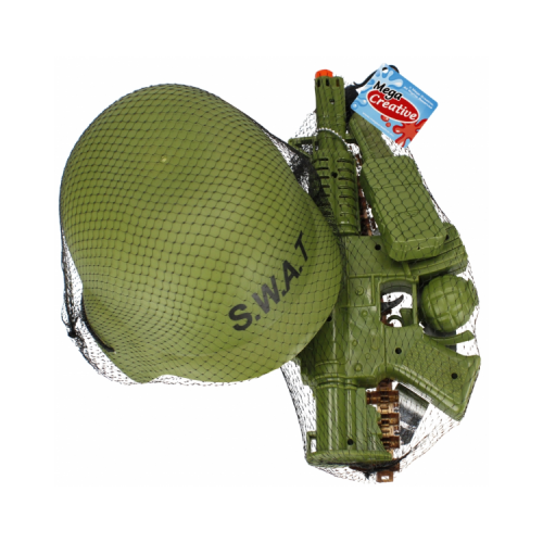 Jucarie set armata pusca casca grenada cutit gloante MegaCreative J1647