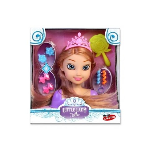 Jucarie set coafat cap papusa+accesorii MegaCreative J1003