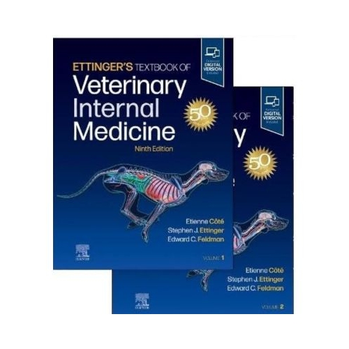 Ettingers Textbook of Veterinary Internal Medicine 2 volumes - Stephen J. Ettinger