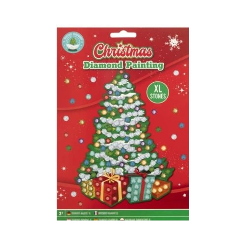 Set creativ cu tematica Craciun Diamond Painting Brad