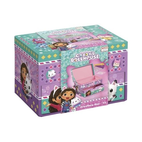 Set creativ DIY Decoreaza propria cutie de bijuterii Gabbys Dollhouse