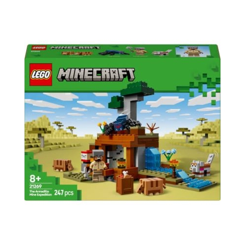 LEGO Minecraft. Expeditia de minerit cu Tatu 21269 247 piese