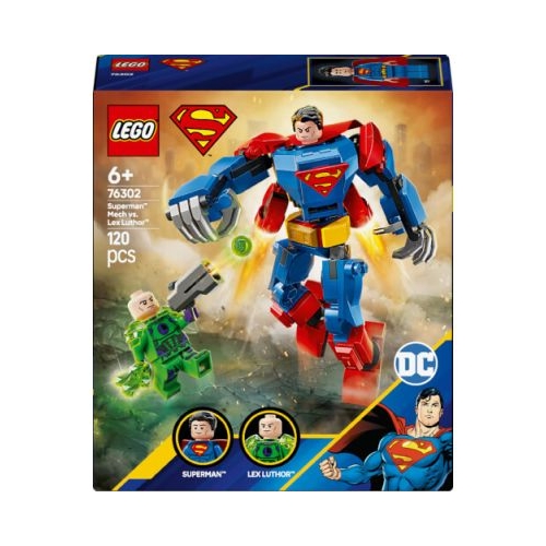 LEGO Super Heroes DC. Robotul lui Superman vs Lex Luthor 76302 120 piese