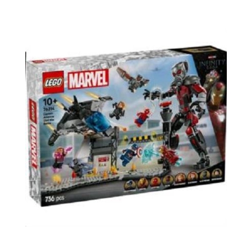 LEGO Marvel Super Heroes. Batalia din Capitanul America Razboi civil 76314 736 piese