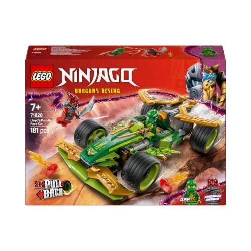 LEGO Ninjago. Masina de curse pull-back a lui Lloyd 71828 181 piese