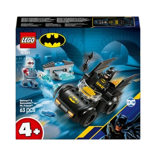 LEGO DC Super Heroes. Batman si Batmobile vs. Mr. Freeze 76301 63 piese