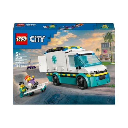 LEGO City. Ambulanta de urgente 60451 184 piese