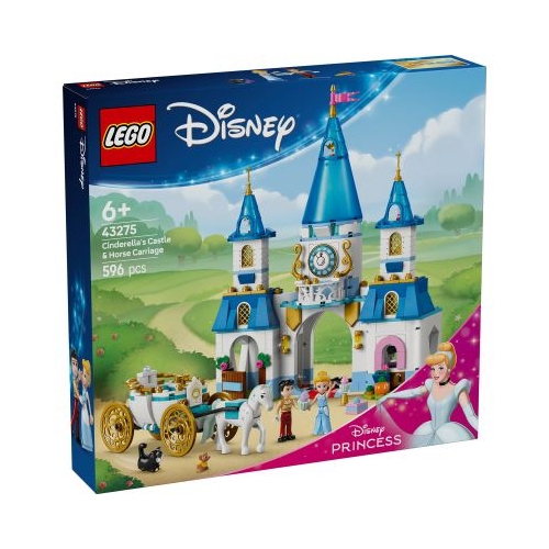 LEGO Disney. Castelul si caleasca Cenusaresei 43275 596 piese
