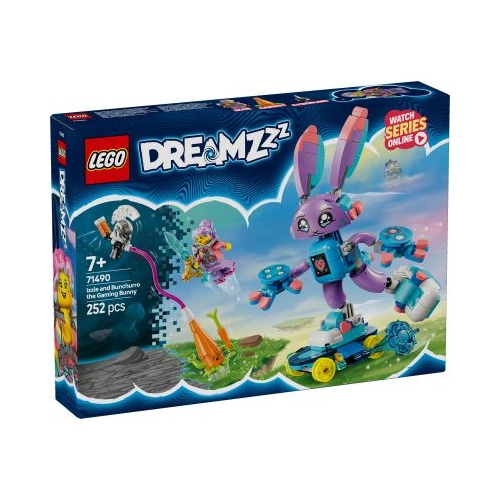 LEGO DREAMZzz. Izzie si iepurasul de gaming Bunchurro 71490 252 piese