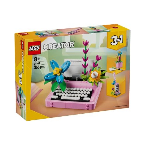 LEGO Creator. Masina de scris cu flori 31169 363 piese