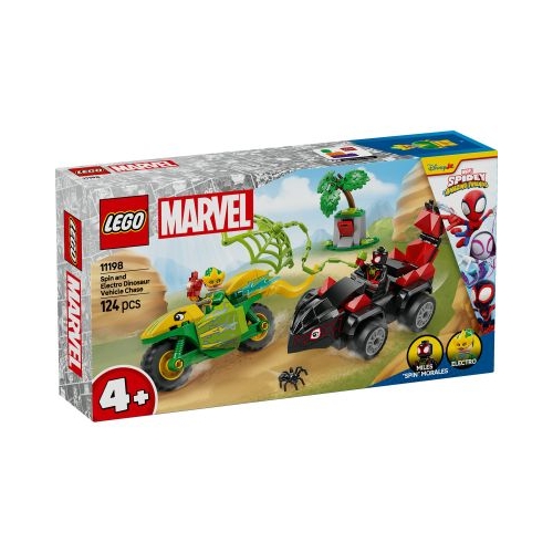 LEGO Duplo. Spin si Electro in dino-vehicule 11198 124 piese