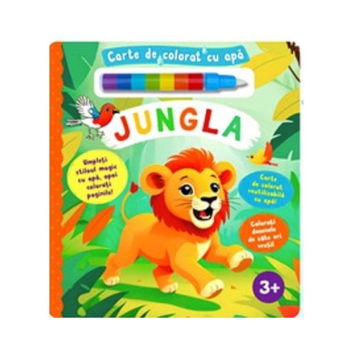 Jungla. Carte de colorat cu apa. Buddy