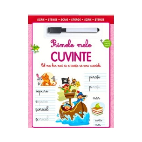 Primele mele cuvinte. Scrie sterge