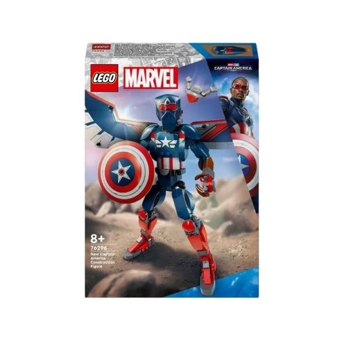 LEGO Marvel Super Heroes. Figurina noua de constructie Capitanul America 76296 359 piese