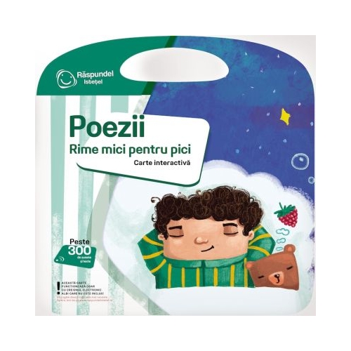 Carte interactiva Raspundel Istetel. Poezii Rime mici pentru pici