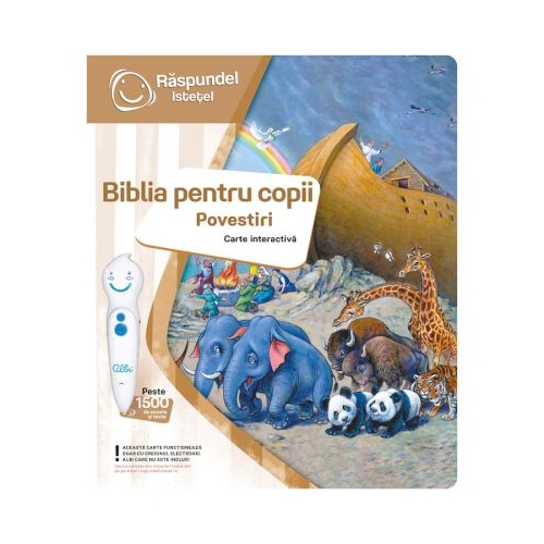Carte interactiva Raspundel Istetel. Biblia pentru copii Povestiri