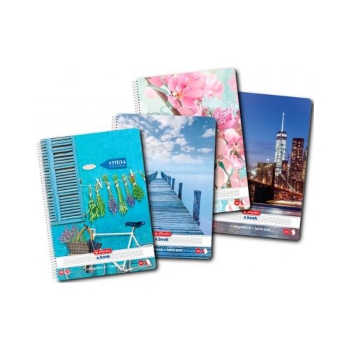 Caiet matematica cu spirala A4 100 file Herlitz C3705