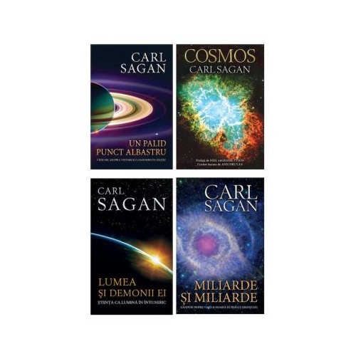 Pachet 4 titluri Carl Sagan