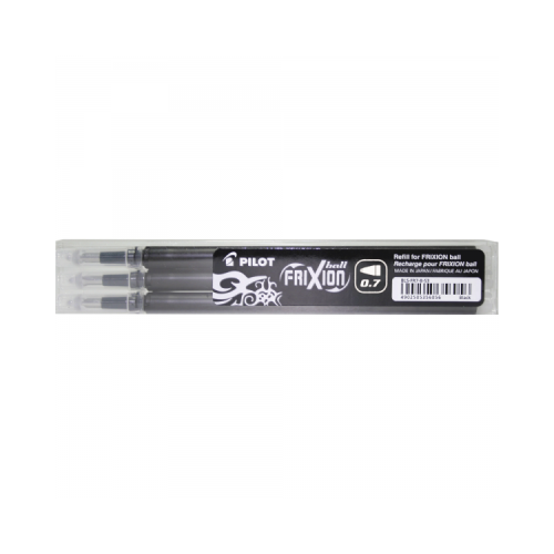 Rezerva roller Pilot Frixion BLS-FR7-B-S3 plastic 0. 7mm Fine negru set 3 buc