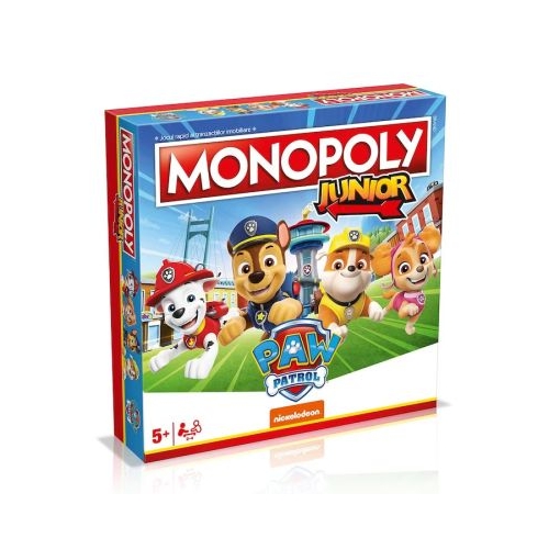 Joc Monopoly Junior Patrula Catelusilor, Paw Patrol limba romana