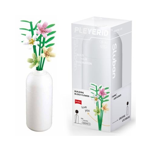 Set de Constructie Flowers Frezie 241 piese Sluban