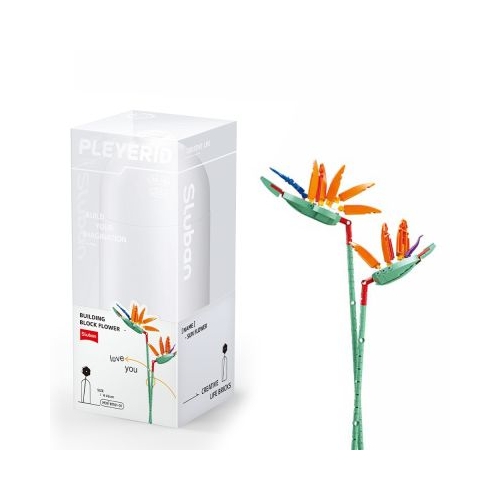 Set de Constructie Flowers Pasarea Paradisului 148 piese Sluban