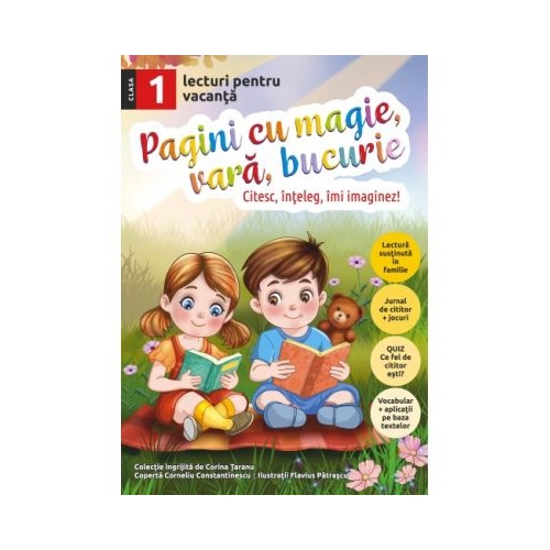 Pagini cu magie vara bucurie. Lecturi pentru vacanta clasa 1 - Corina Taranu