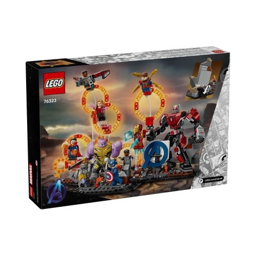 LEGO Marvel Super Heroes. Razbunatorii. Sfarsitul jocului Batalia finala 76323 621 piese