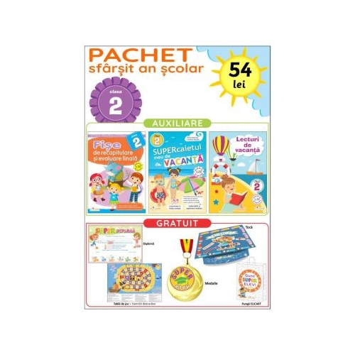 Pachet PROMO sfarsit de an scolar clasa a 2-a
