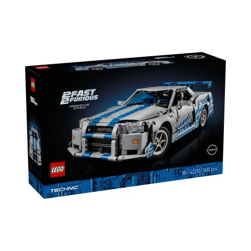 LEGO Technic. Masina Nissan Skyline GT-R R34 din Mai furios mai iute 42210 1410 piese