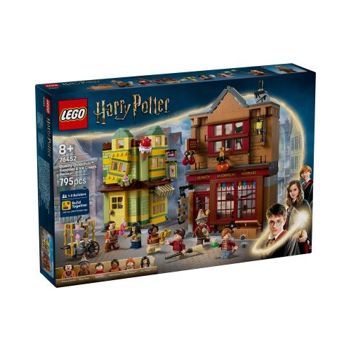 LEGO Harry Potter. Furnituri Vajthat de calitate si magazin de inghetata 76452 795 piese