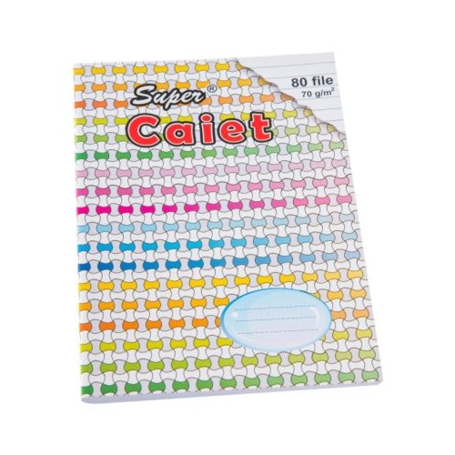 Super Caiet dictando A5 80 file Casa Tipografica